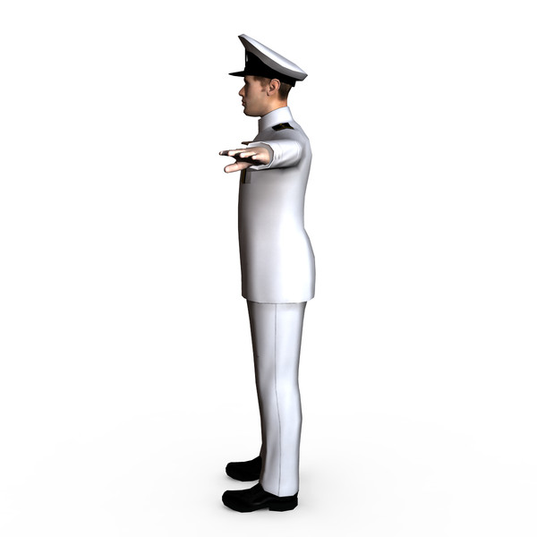 3d navy male 01 - Navy Male 01 by ignisfatuus